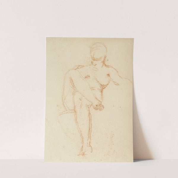 Femme nue assise, jambes croisées by Charles Chaplin