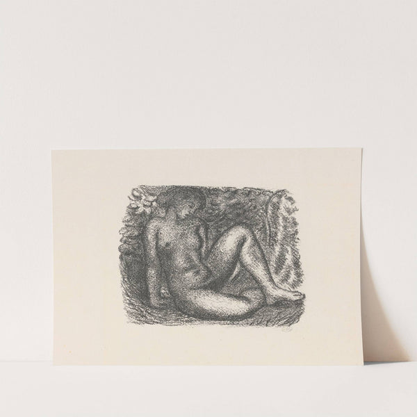 Femme nue assise sous des feuillages (1927) by Aristide Maillol