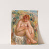 Femme nue assise vue de trois-quarts (Baigneuse) by Pierre-Auguste Renoir