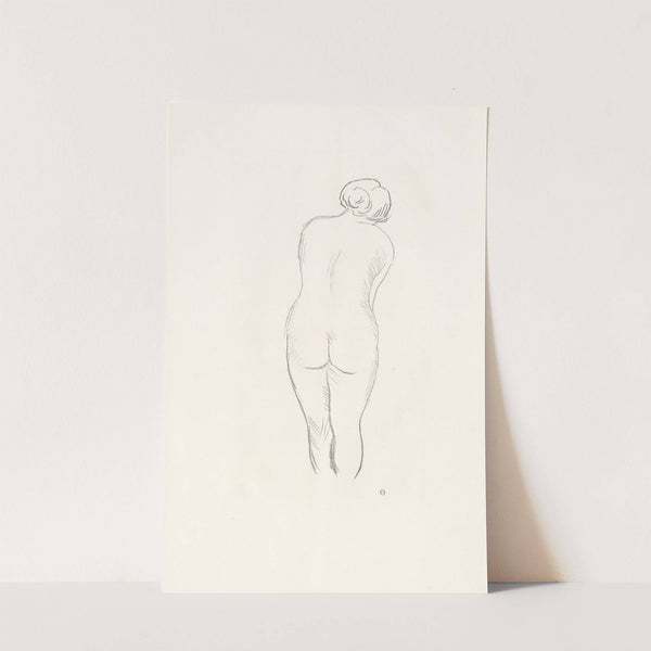 Femme nue de dos (1927) by Aristide Maillol