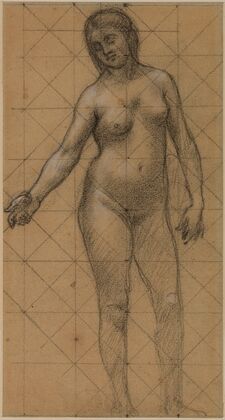 Femme nue de face