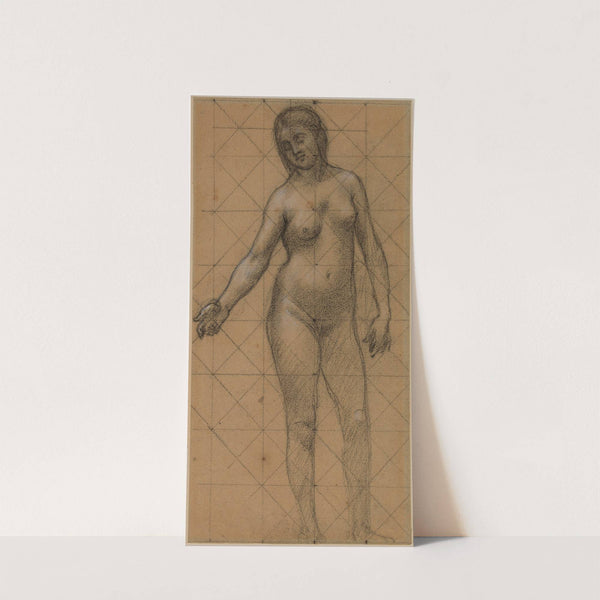 Femme nue de face (1873) by Pierre Puvis de Chavannes