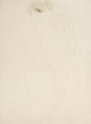 Femme nue debout