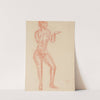 Femme nue debout by Moissey Kogan