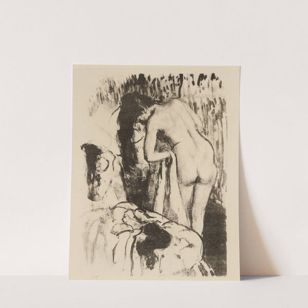 Femme nue debout à sa toilette (1891-92) by Edgar Degas