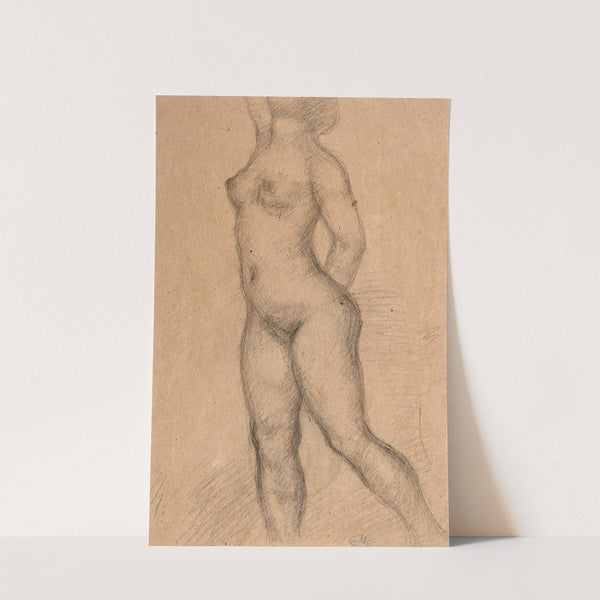 Femme nue debout de profil by Aristide Maillol