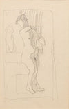 Femme nue debout de trois quarts vers la droite (1905-1907)