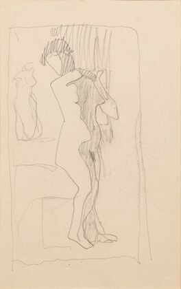 Femme nue debout de trois quarts vers la droite (1905-1907)