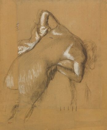 Femme Nue Debout, s’essuyant