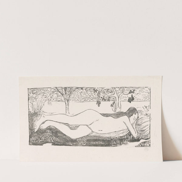 Femme nue étendue à plat ventre (1893) by Aristide Maillol