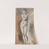 Femme nue (étude avec drap) by Gustave Moreau