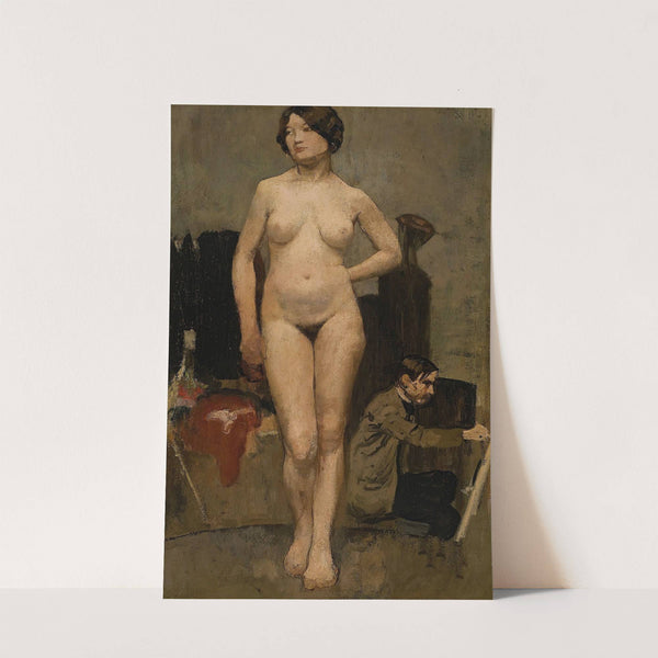 Femme nue, etude d'atelier by Henri Evenepoel