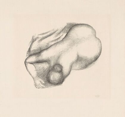 Femme nue penchée en avant (1925) — size preview