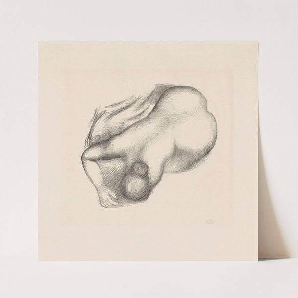 Femme nue penchée en avant (1925) by Aristide Maillol