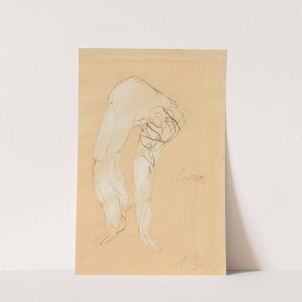 Femme nue penchée en avant (1890) by Auguste Rodin