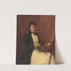 Femme Peintre by Edouard Alexandre Sain