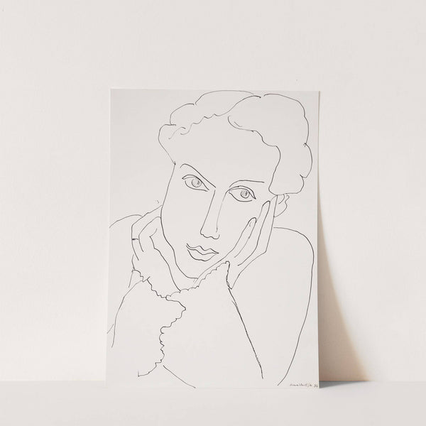 Femme pensive (1936) by Henri Matisse