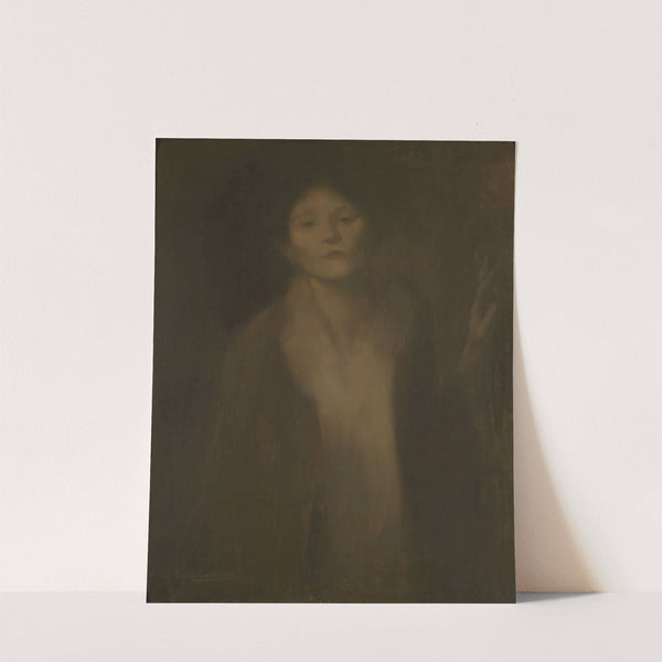 Femme regardant (19th century) by Eugène Carriere