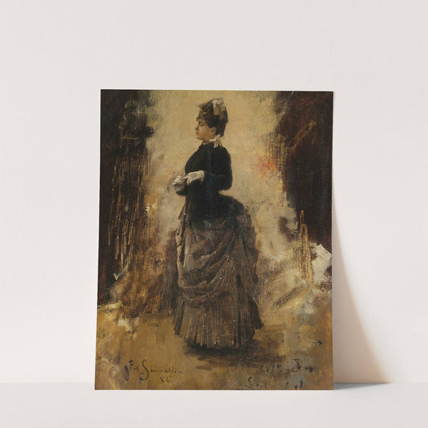 Femme retirant un gant by Jean-Paul Sinibaldi