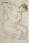 Femme s’essuyant