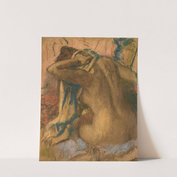 Femme s’essuyant les cheveux (1885) by Edgar Degas