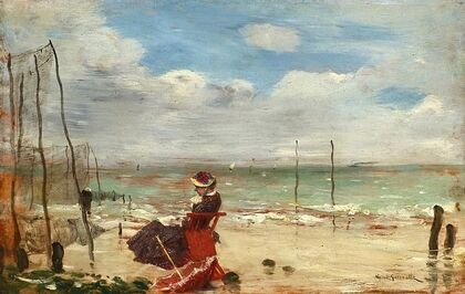 Femme sur la plage