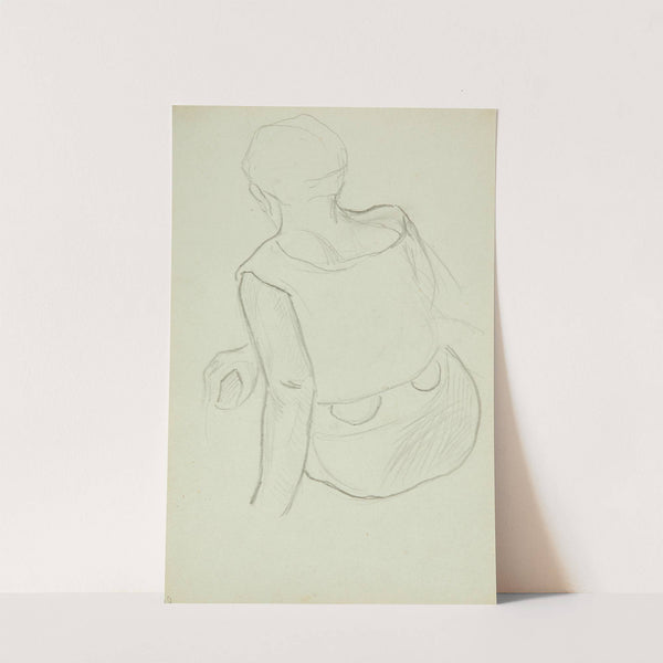 Femme tahitienne de dos by Paul Gauguin