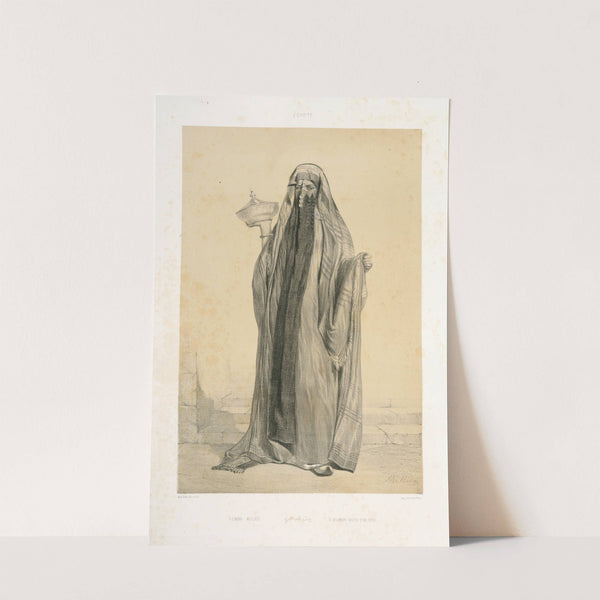 Femme Voilée, A Women with the Veil (1851) by Alexandre Bida