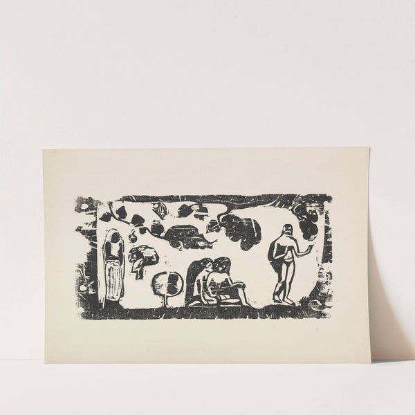 Femmes Animaux et Feuillages by Paul Gauguin