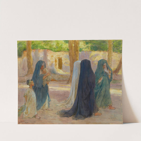 Femmes arabes à la promenade (1895) by Étienne Dinet