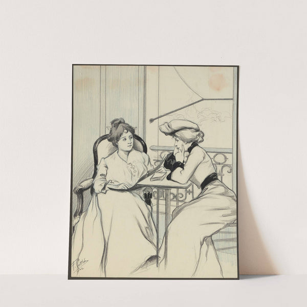 Femmes au balcon (1902) by Fernand Louis Gottlob