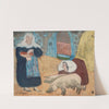 Femmes Au Porcs (Women With Pigs) (1889) by Emile Bernard