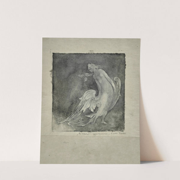 Femmes-cygnes (volantes) I. Le repos (1916) by Pierre Roche