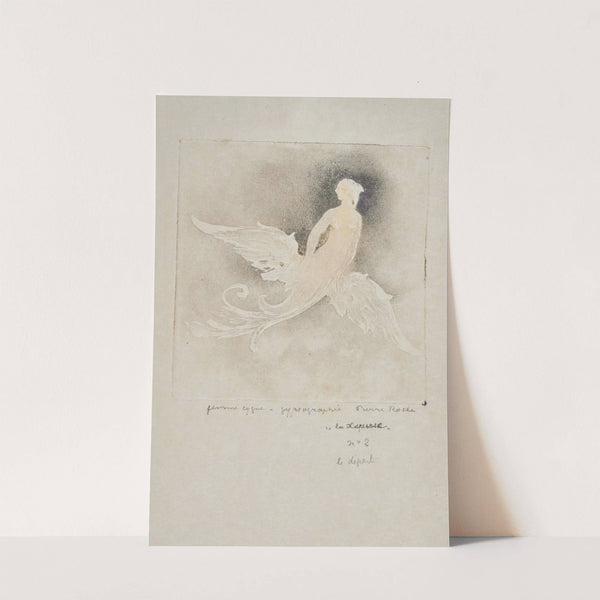 Femmes-cygnes (volantes) III. La course (1916) by Pierre Roche
