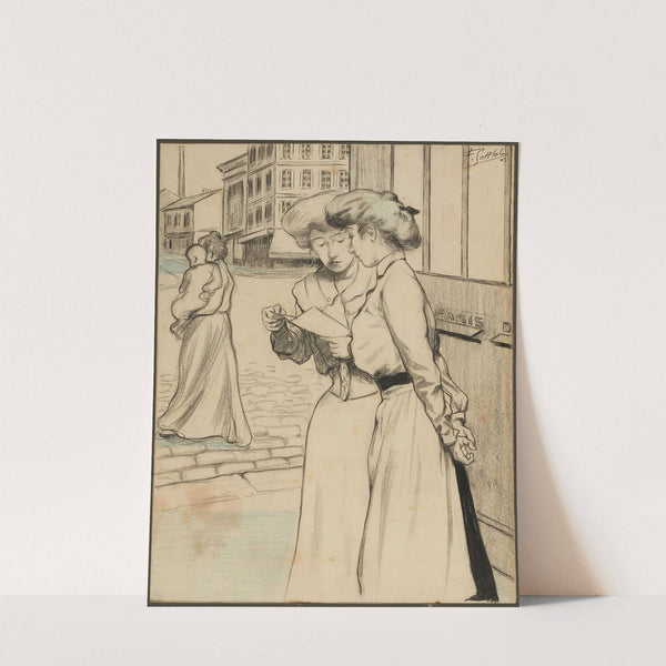 Femmes en extérieur (1903) by Fernand Louis Gottlob