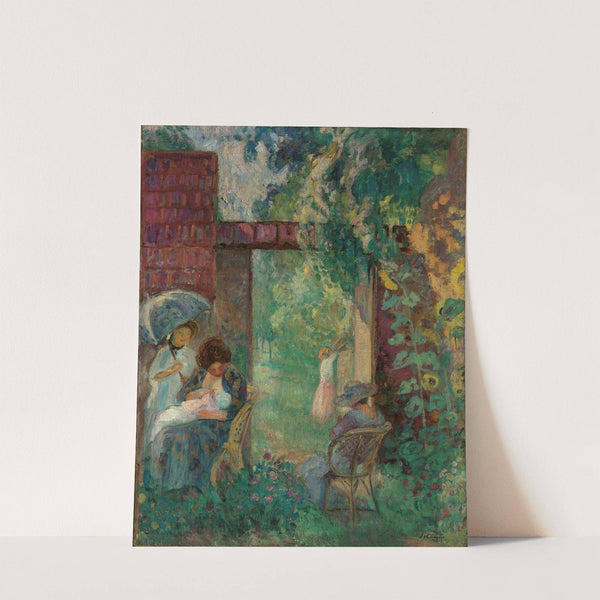 Femmes et enfants dans un jardin en été (1912) by Henri Lebasque