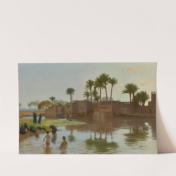 Femmes fellahs au bain by Jean-Léon Gérôme