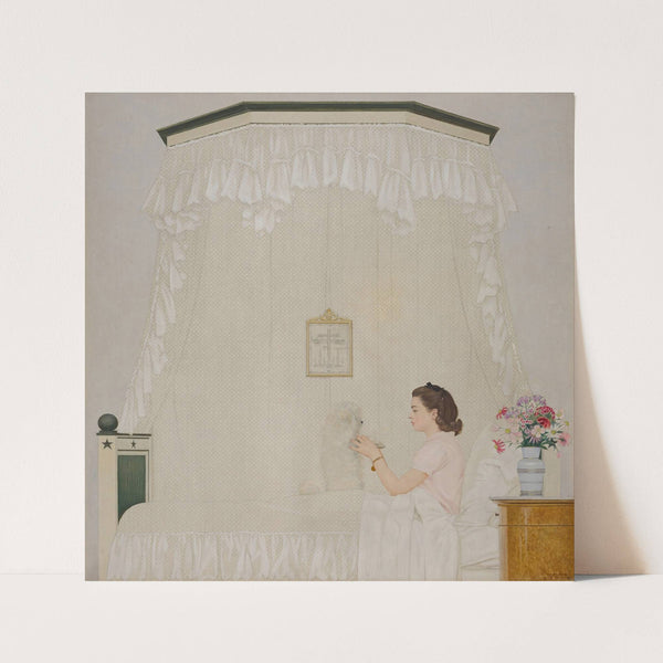 Femmes sur les terrasses, Rabat (1918) by Bernard Boutet de Monvel