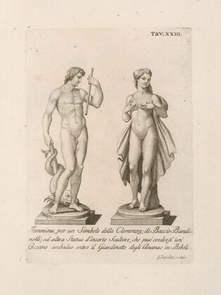 Femmina, per un Simbolo della Clemenza; di Baccio Bandinelli