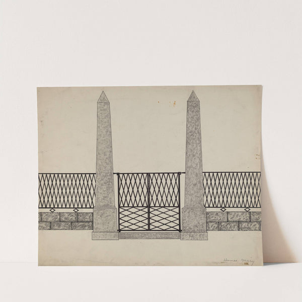 Fence and Posts by Mary E. Humes