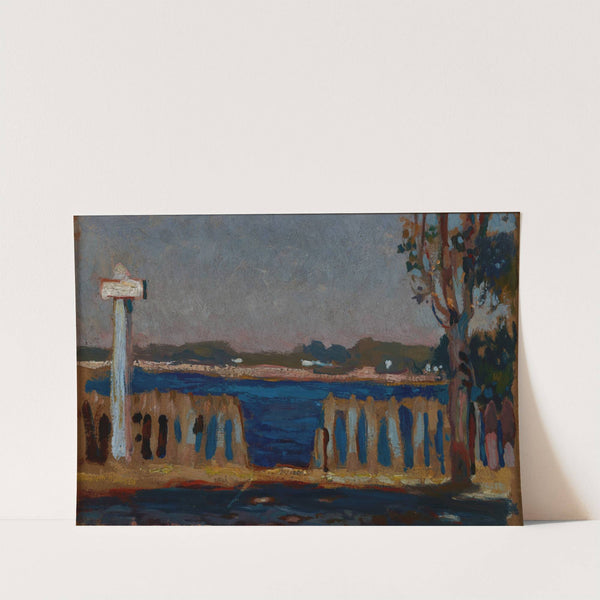 Fence on the River by Jan Stanislawski