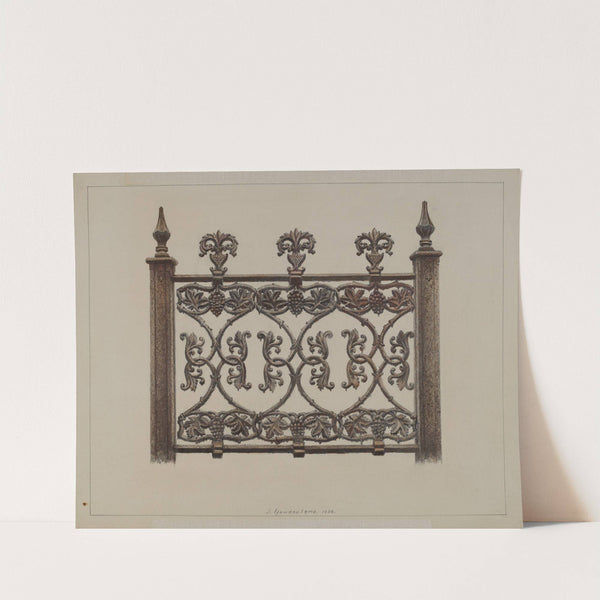 Fence Panel by J. Howard Iams