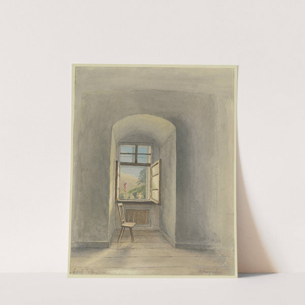 Fenster im Schloß Triffenstein am Main by Friedrich Ernst Morgenstern
