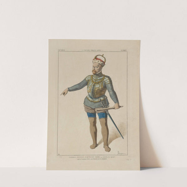 Ferdinand, archiduc d'Autriche frère de Charles-Quint by Raphaël Jacquemin