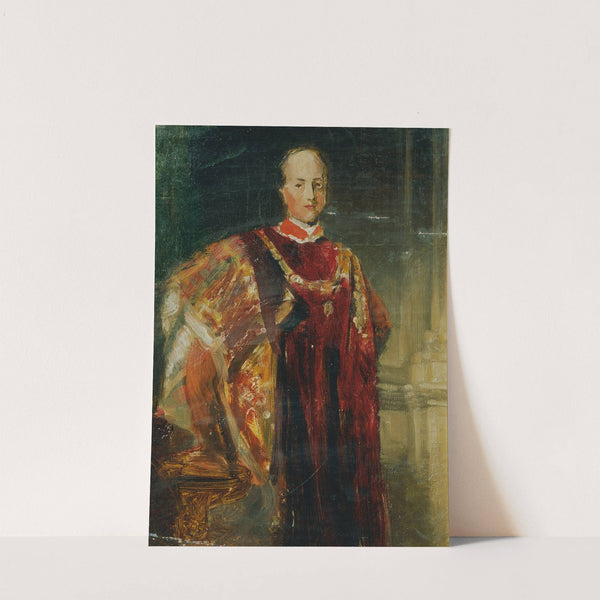 Ferdinand Fürst Lobkowitz Studie by Franz Schrotzberg