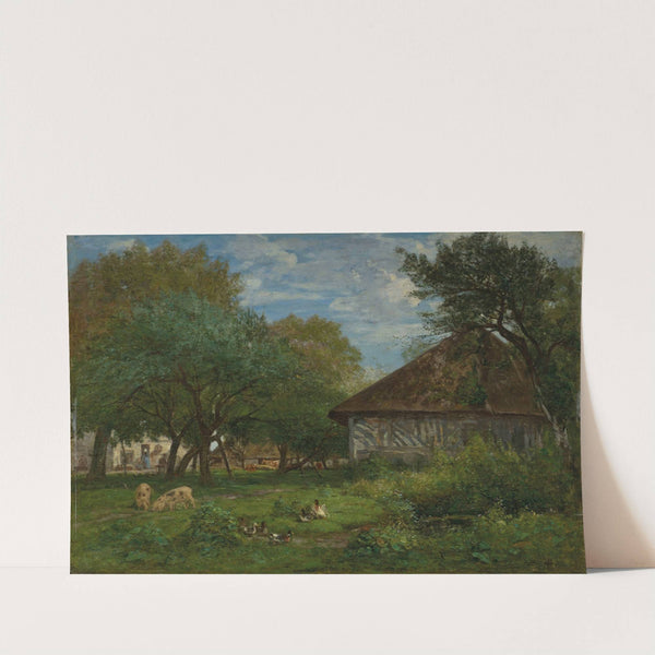 Ferme aux environs d’Honfleur (1856-60) by Eugène Boudin