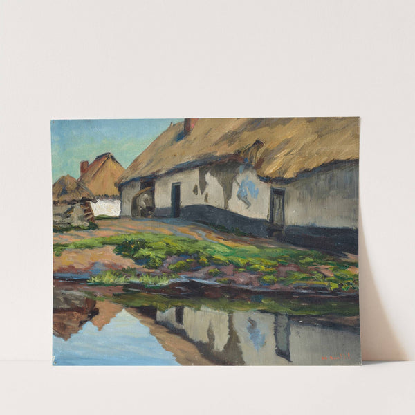 Ferme près de Courolle by Charles-Emmanuel-Joseph Roussel