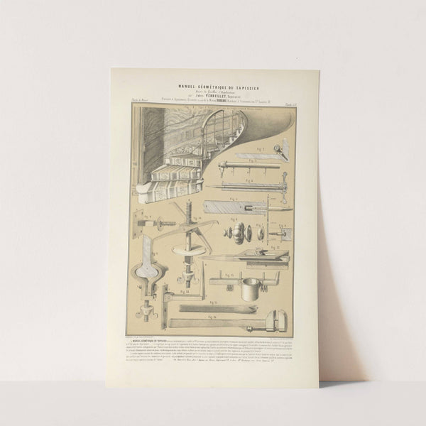 Ferrures et ajustements, brevetés (S.G.D.G.) de la maison Bordeaux, marchand d'ornements, rue St. Sauveur, 12. by Jules Verdellet