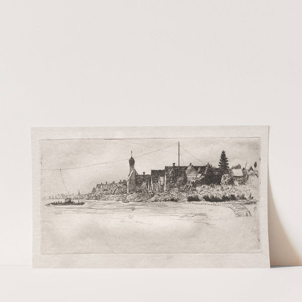 Ferry at Schwabel Weiss (1879) by Otto Henry Bacher