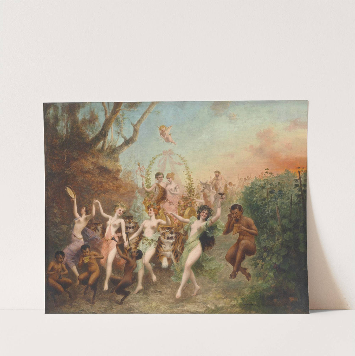 Fest Der Faune Und Nymphen by Moritz Stifter